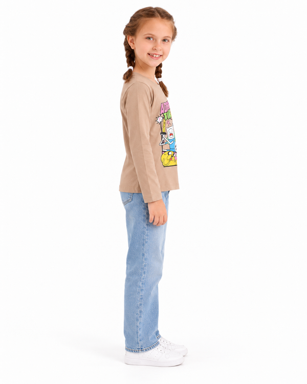 Cotton_Girls_Slip_On_T-Shirt_-_Beige