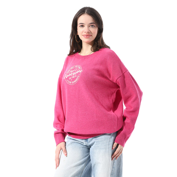 Relaxed_Fit_Long_Sleeves_Knitted_Pullover_-_Pink