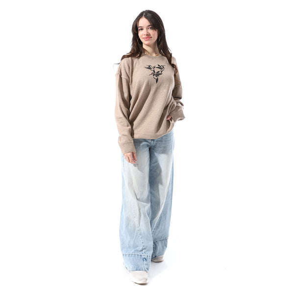 Slip_On_Loose_Fit_Pullover_-_Beige