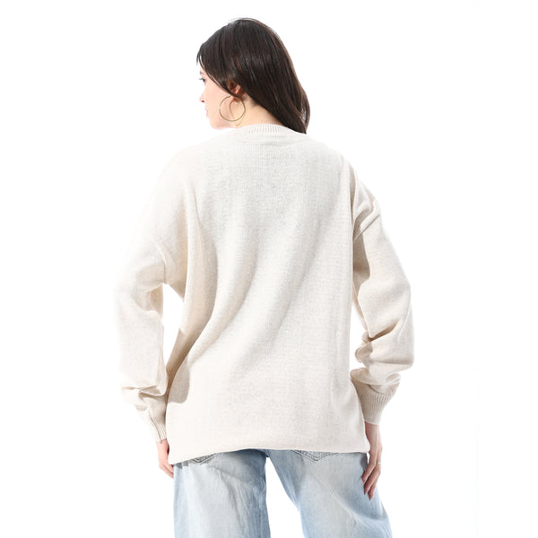 Round_Neck_Slip_On_Knit_Pullover_-_Off_White