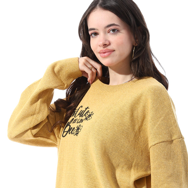 Loose_Fit_Kniited_Slip_On_Pullover_-_Mustard
