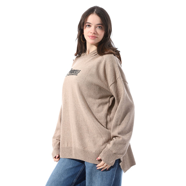 High_Low_Slip_On_Hooded_Pullover_-_Beige