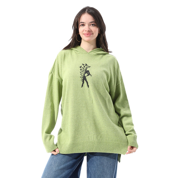 Loose_Fit_Pullover_With_Chest_Pattern_-_Green