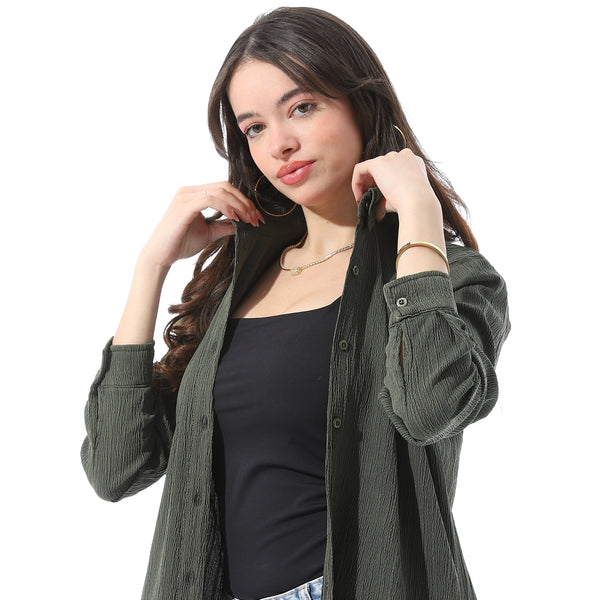 Full_Buttoned_Textured_Long_Shirt_-_Olive