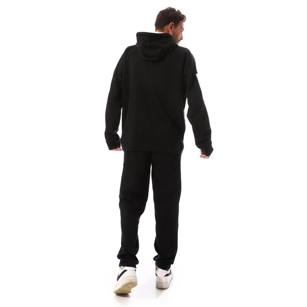 Basic_Men's_Sweatshirt_&_Pants_Comfy_Set_-_Black