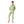 Lattice_Pattern_Fur_Hooded_Girls'_Pajama_-_Light_Green