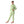 Lattice_Pattern_Fur_Hooded_Girls'_Pajama_-_Light_Green