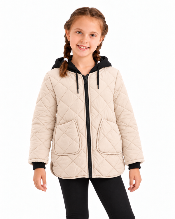 Diamond-quilted_Girls_Hooded_Jacket_-_Light_Beige
