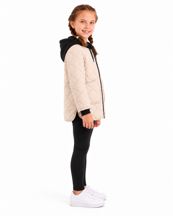 Diamond-quilted_Girls_Hooded_Jacket_-_Light_Beige