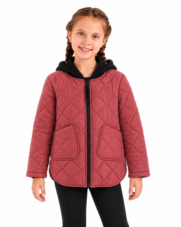 Diamond-quilted_Girls_Hooded_Jacket_-_Dark_Red
