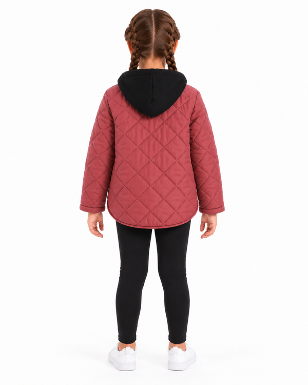 Diamond-quilted_Girls_Hooded_Jacket_-_Dark_Red