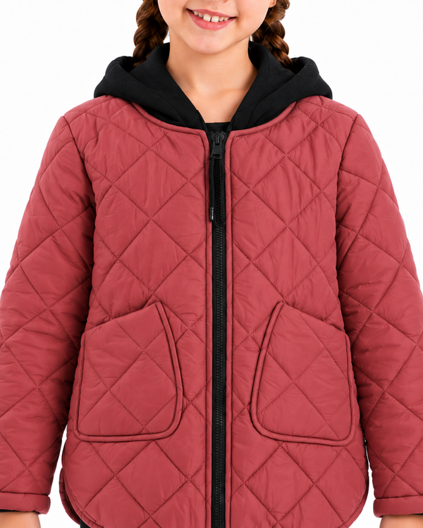 Diamond-quilted_Girls_Hooded_Jacket_-_Dark_Red