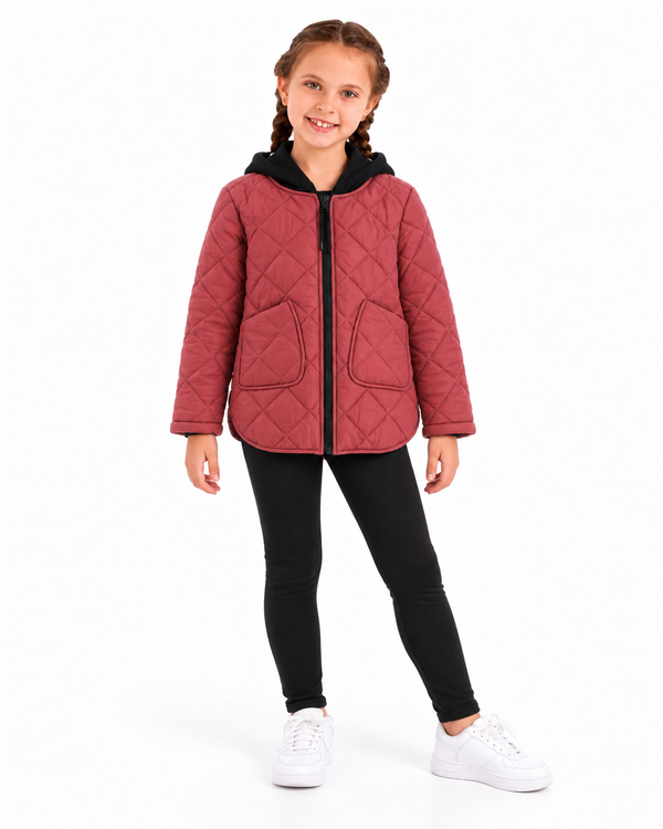 Diamond-quilted_Girls_Hooded_Jacket_-_Dark_Red