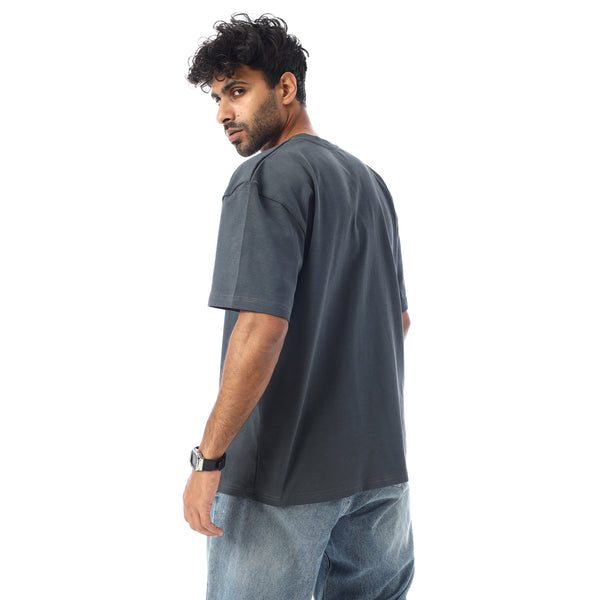 Printed_Cotton_Trendy_Comfy_T-Shirt_-_Ash_Grey