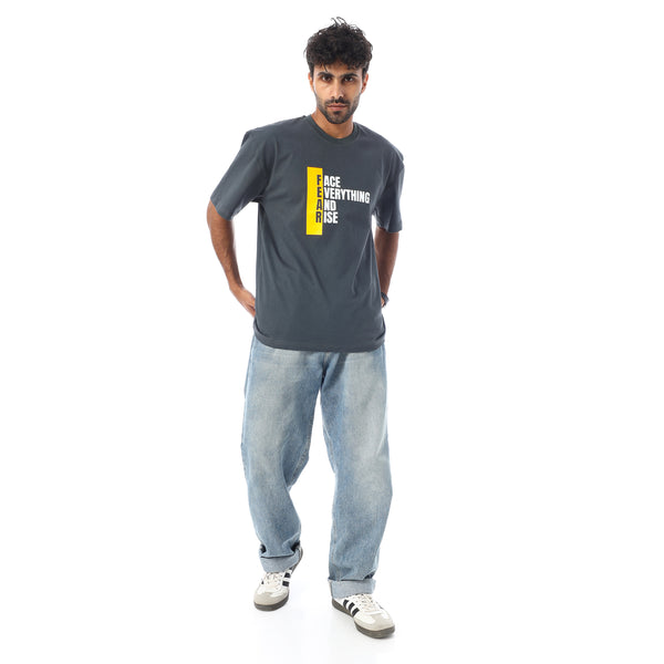 Printed_Cotton_Trendy_Comfy_T-Shirt_-_Ash_Grey