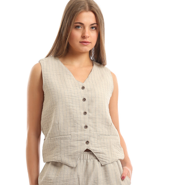 Pencil_Stripes_Vest_&_Pants_Linen_Summer_Set_-_Light_Oat