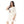 Printed Short Sleeves Oversized Sleepshirt - Off White