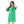 Printed Short Sleeves Oversized Sleepshirt - Green