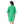 Printed Short Sleeves Oversized Sleepshirt - Green