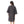 Printed Short Sleeves Oversized Sleepshirt - Dark Grey