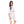 Printed Short Sleeves Oversized Sleepshirt - White
