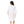 Printed Short Sleeves Oversized Sleepshirt - White