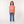 Regular Fit Slip On Printed Girls T-Shirt - Coral Pink