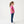 Regular Fit Slip On Printed Girls T-Shirt - Fuchsia