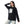 Crew Neck Printed Long Sleeves Oversized T-Shirt - Black