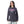 Crew Neck Printed Long Sleeves Oversized T-Shirt - Dark Grey