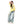 Crew Neck Printed Long Sleeves Oversized T-Shirt - Yellow