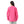 Crew Neck Printed Long Sleeves Oversized T-Shirt - Fuchsia