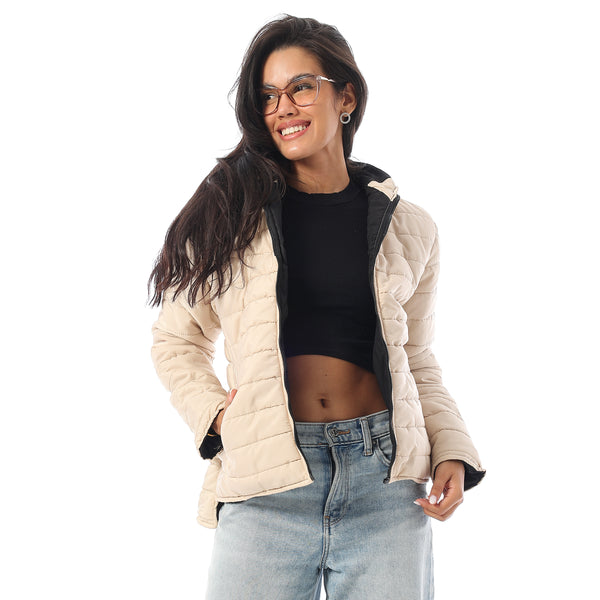 Long_Sleeves_Padded_Hooded_Puffer_Jacket_-_Beige