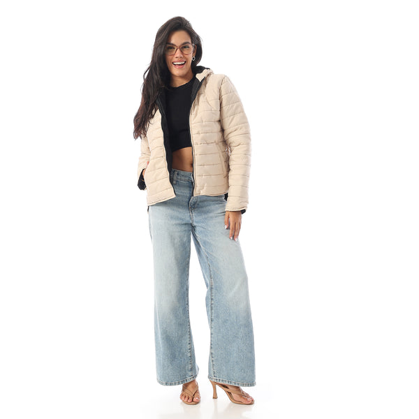 Long_Sleeves_Padded_Hooded_Puffer_Jacket_-_Beige