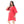 Printed Short Sleeves Oversized Sleepshirt - Watermelon