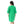 Printed Short Sleeves Oversized Sleepshirt - Light Green