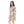 Self Pattern Buttons Closure Sleepshirt - Beige, Blue, and Yellow