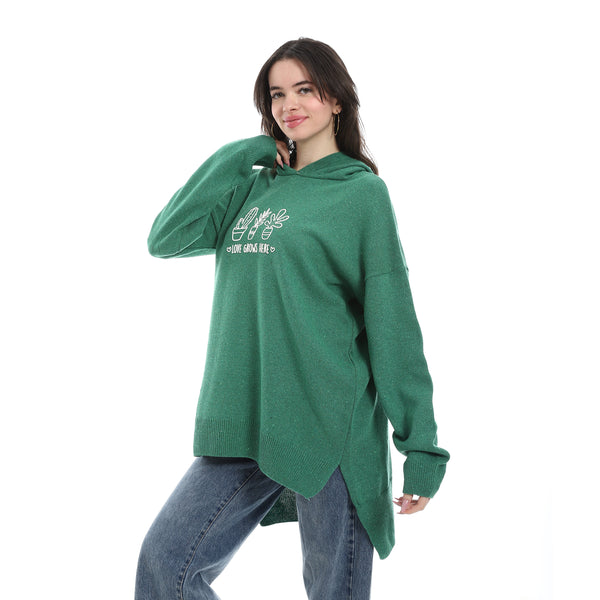 Comfy_Pullover_With_Hooded_Neck_-_Olive