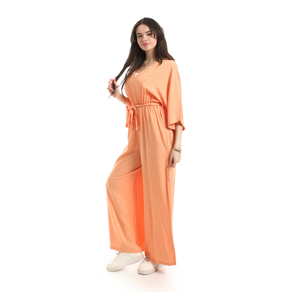 Comfy_Jumpsuit_For_Women_-_Orange