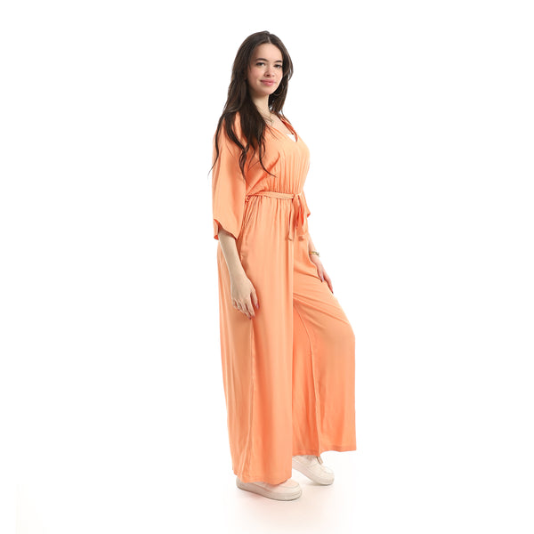 Comfy_Jumpsuit_For_Women_-_Orange
