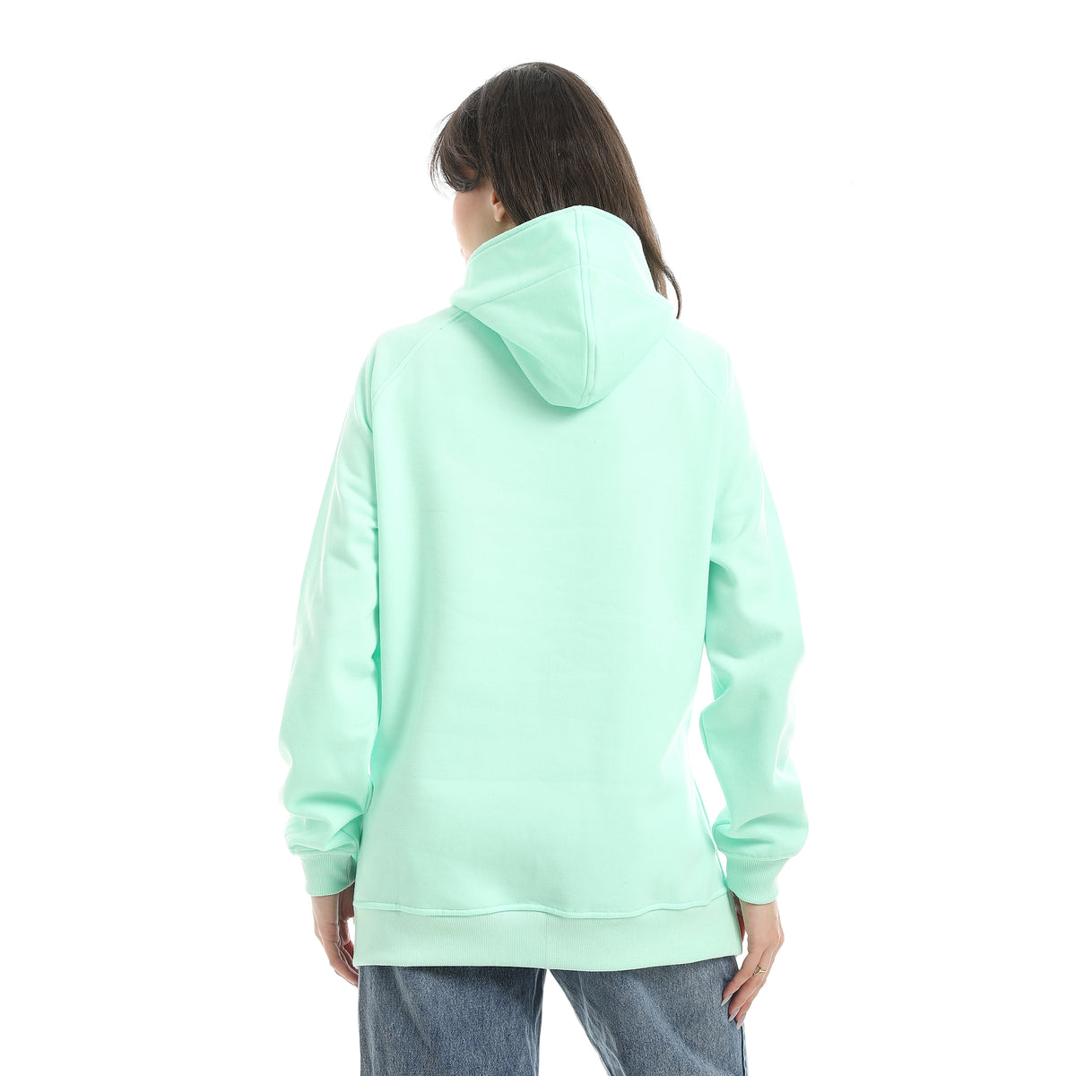 Aqua_Green_Kangaroo_Pockets_Slip_On_Cotton_Hoodie-Aqua_Green
