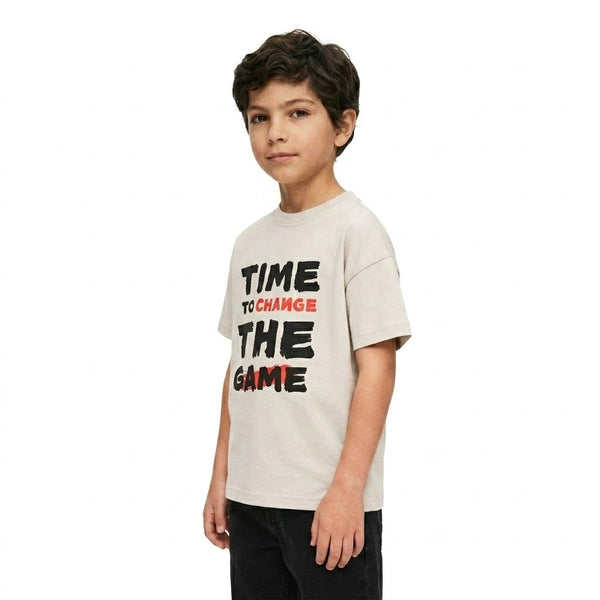 Boys_Round_Neck_Casual_Tee_-_Light_Beige