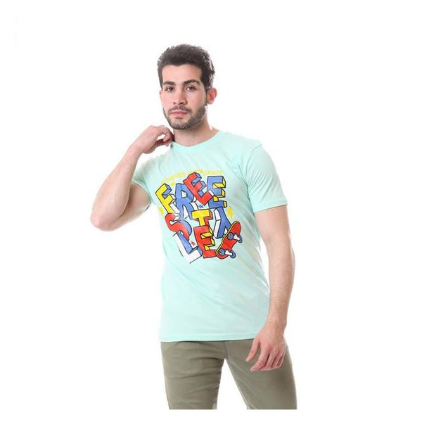 free_style_skateboard_printed_summer_tee_-_mint_green
