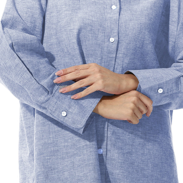 blue_heather_long_sleeve_buttoned_blouse