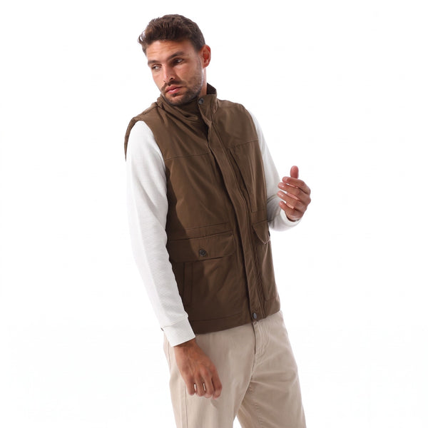 Multiple_front_flap_pockets_Vest_-_Brown