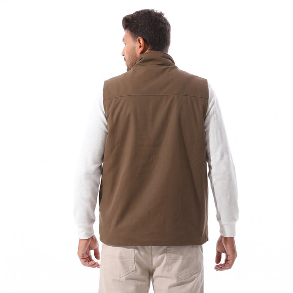 Multiple_front_flap_pockets_Vest_-_Brown