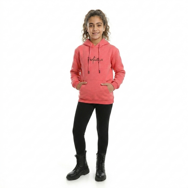 Printed_Long_Sleeves_Hoodie_-_Fuchsia