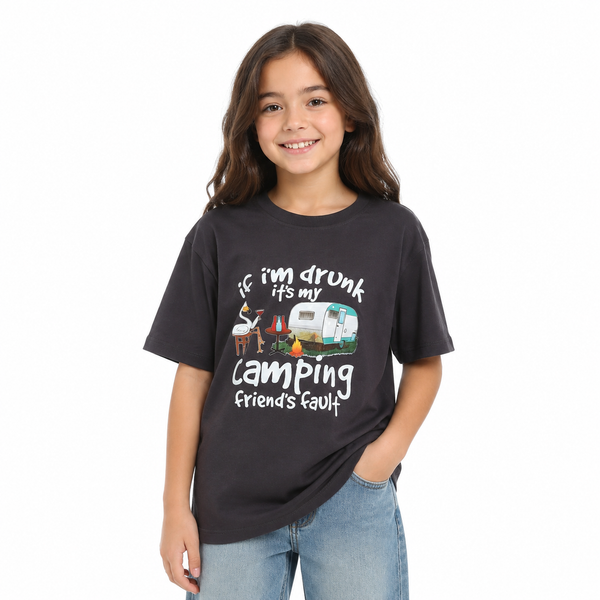 Girls_Cotton_Printed__Regular_T-Shirt_-_dark grey