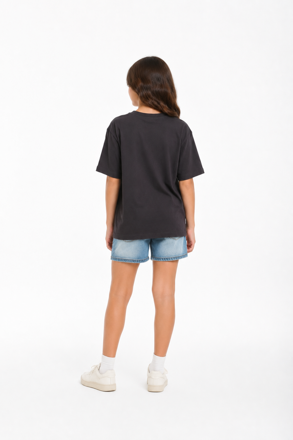 Girls_Cotton_Printed__Regular_T-Shirt_-_dark grey