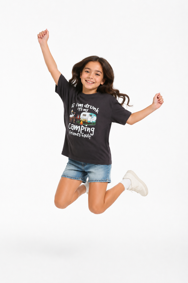 Girls_Cotton_Printed__Regular_T-Shirt_-_dark grey
